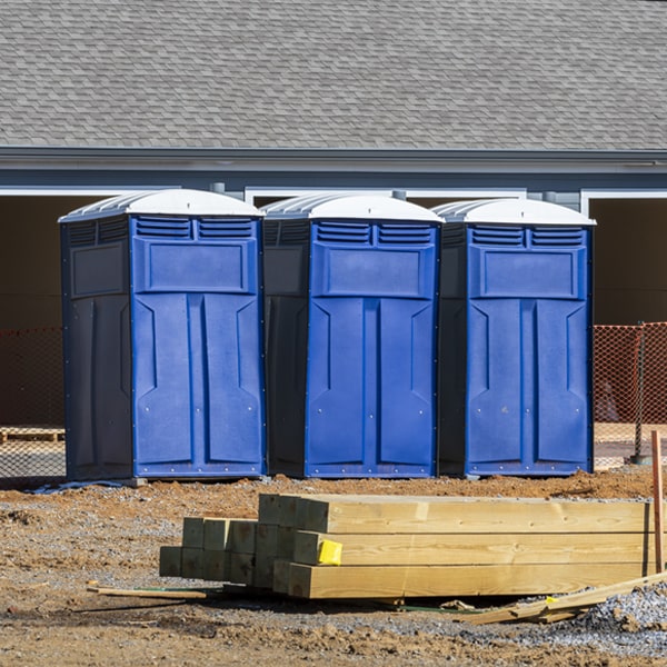 how do you ensure the portable toilets are secure and safe from vandalism during an event in Volga West Virginia
